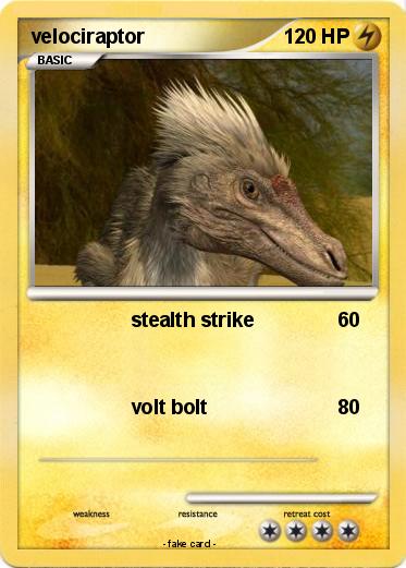 Pokemon velociraptor