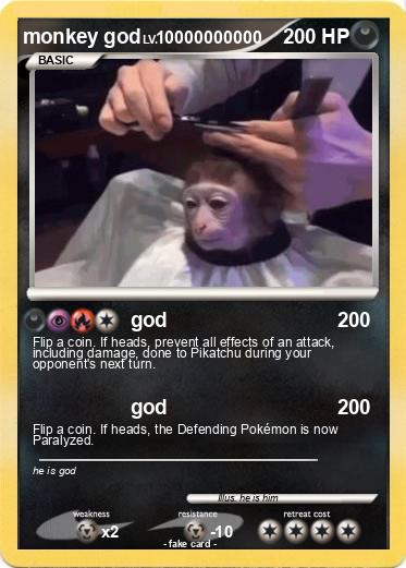 Pokemon monkey god