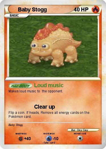 Pokemon Baby Stogg