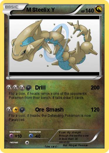 Pokemon M Steelix Y