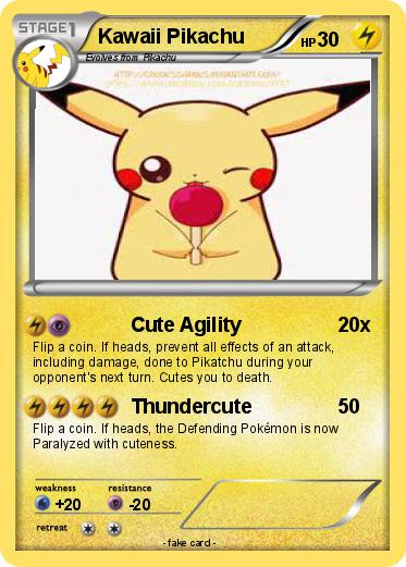 Pokemon Kawaii Pikachu