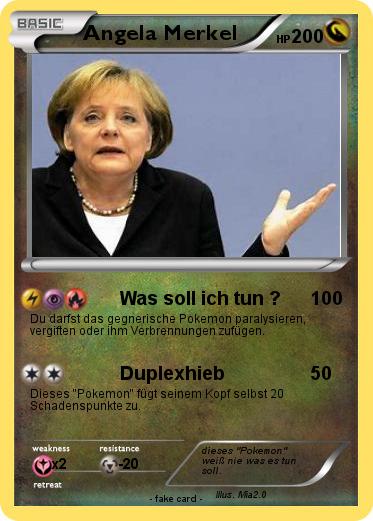 Pokemon Angela Merkel