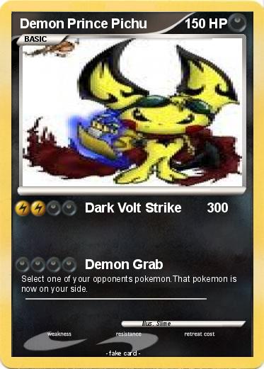 Pokemon Demon Prince Pichu