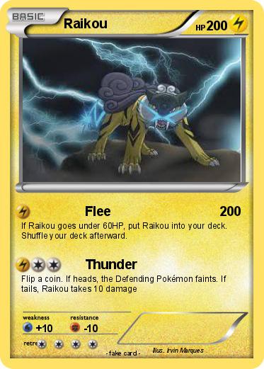 Pokemon Raikou