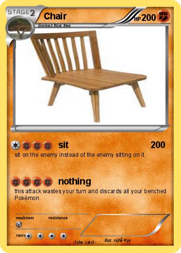 Pokemon Chair