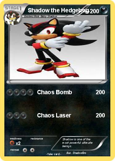 Pokemon Shadow the Hedgehog