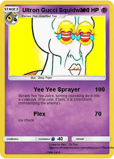 Pokemon Ultron Gucci Squidward
