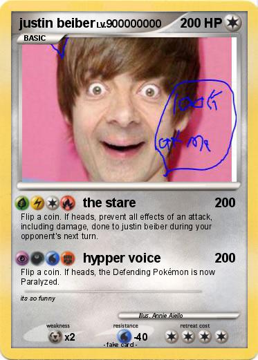 Pokemon justin beiber