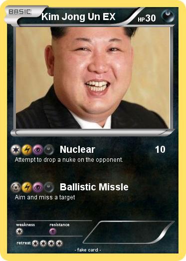 Pokemon Kim Jong Un EX