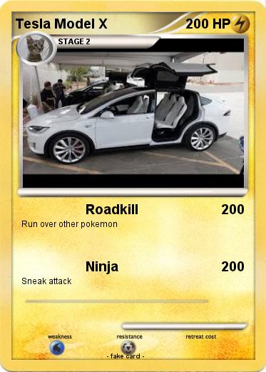 Pokemon Tesla Model X