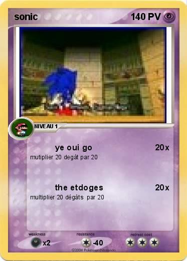 Pokemon sonic