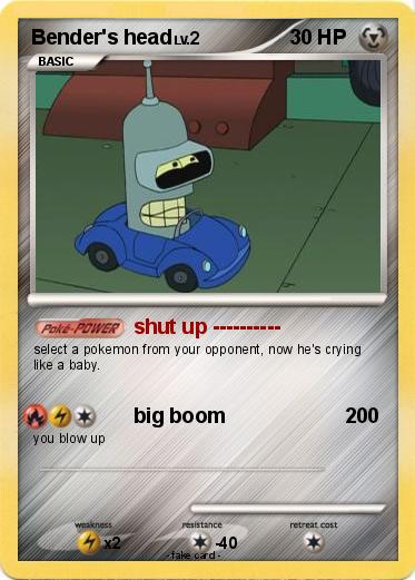 Pokemon Bender's head