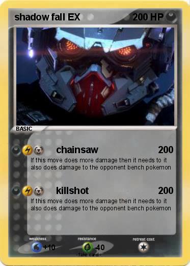 Pokemon shadow fall EX