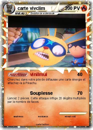 Pokemon carte vivclim