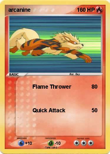 Pokemon arcanine
