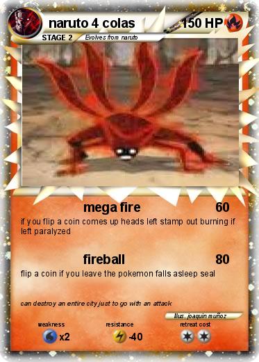 Pokemon naruto 4 colas