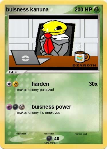 Pokemon buisness kanuna