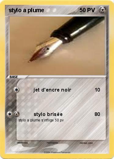 Pokemon stylo a plume                  
