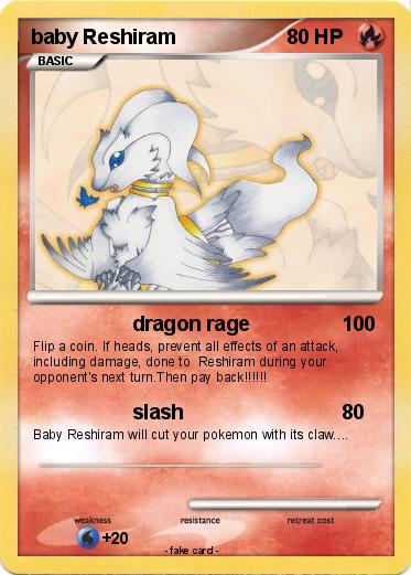 Pokemon baby Reshiram