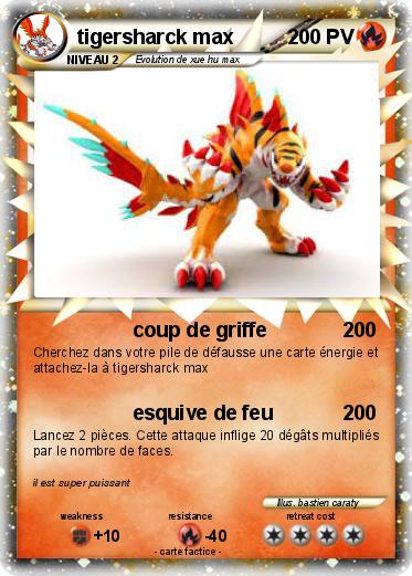 Pokemon tigersharck max