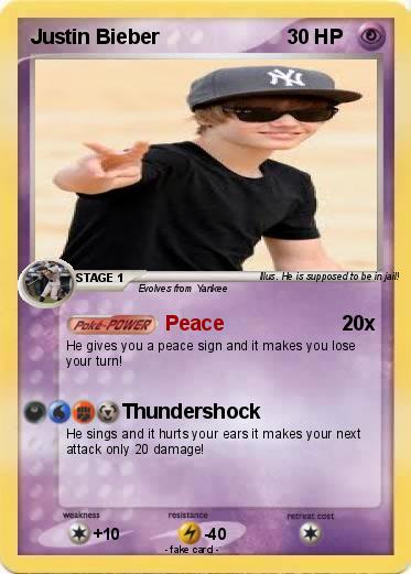 Pokemon Justin Bieber