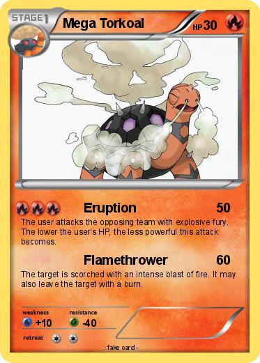 Pokemon Mega Torkoal