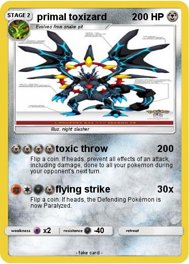 Pokemon primal toxizard