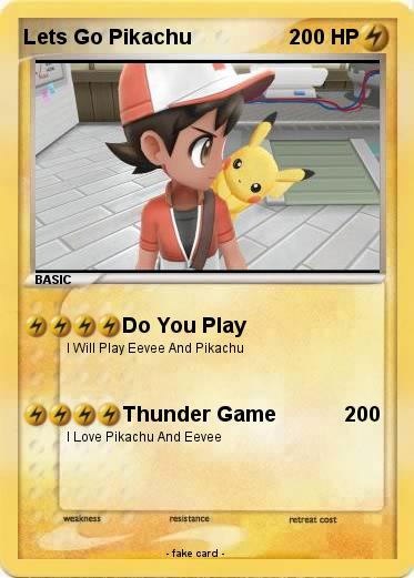 Pokemon Lets Go Pikachu