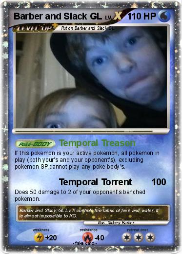 Pokemon Barber and Slack GL