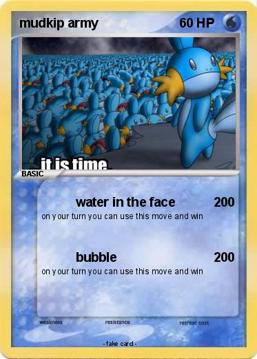 Pokemon mudkip army