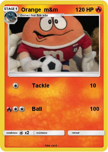 Pokemon Orange  m&m