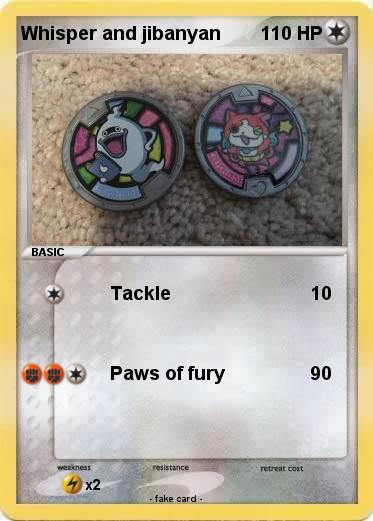 Pokemon Whisper and jibanyan
