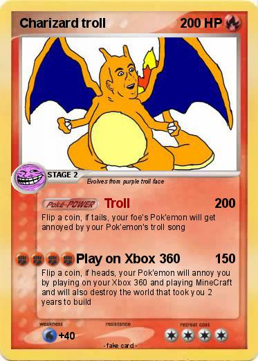 Pokemon Charizard troll
