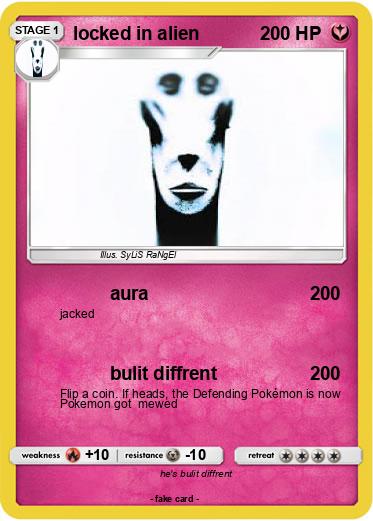 Pokemon locked in alien