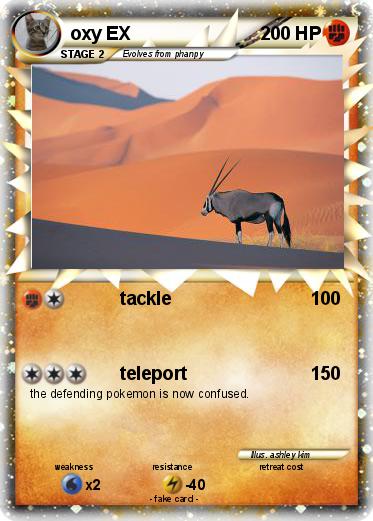 Pokemon oxy EX