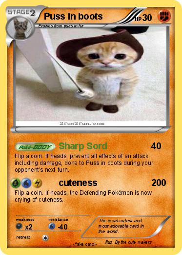 Pokemon Puss in boots