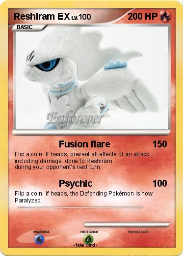 Pokemon Reshiram EX