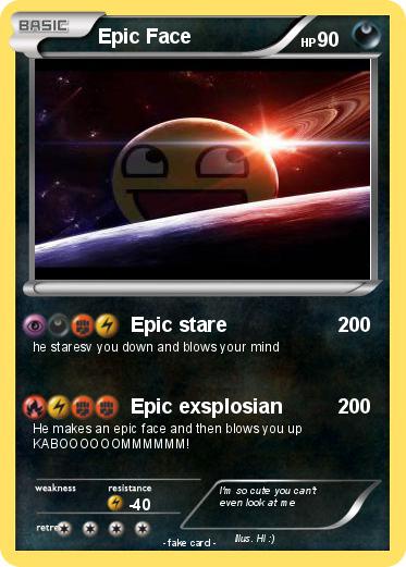 Pokemon Epic Face