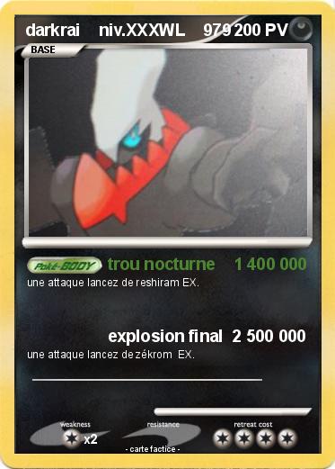 Pokemon darkrai    niv.XXXWL    979