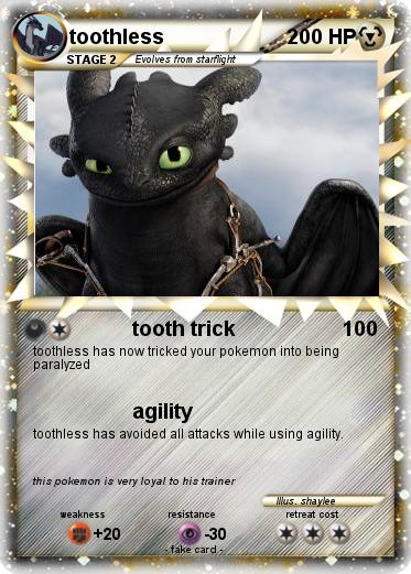 Pokemon toothless