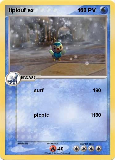 Pokemon tiplouf ex                            1