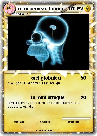 Pokemon mini cerveau homer