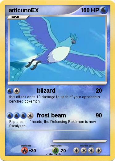 Pokemon articunoEX
