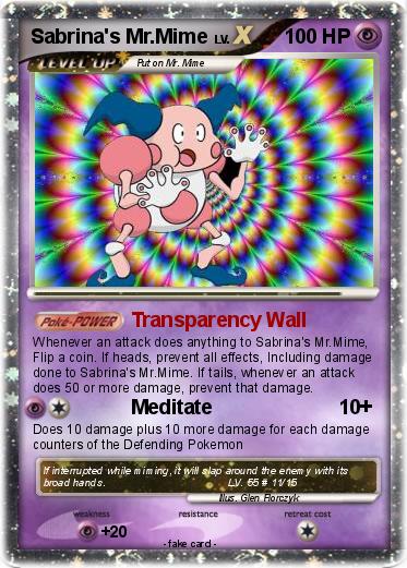 Pokemon Sabrina's Mr.Mime