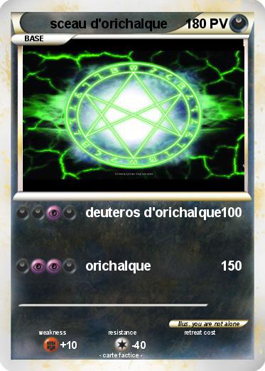 Pokemon sceau d'orichalque