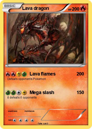 Pokemon Lava dragon