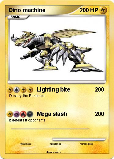 Pokemon Dino machine