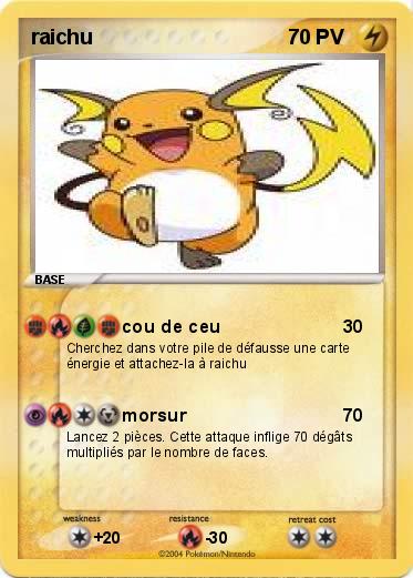 Pokemon raichu