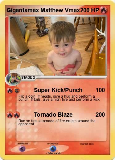 Pokemon Gigantamax Matthew Vmax