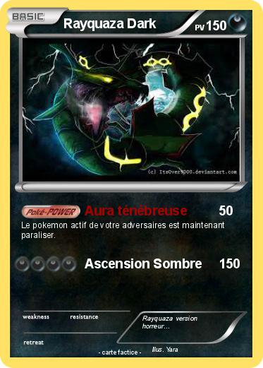 Pokemon Rayquaza Dark